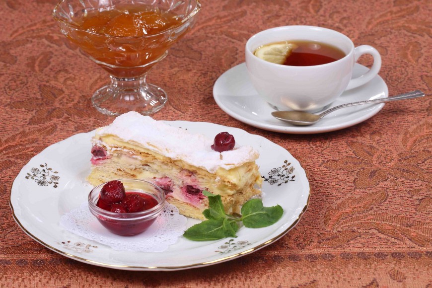 Lemon Curd Napoleon with Whipped Cream New England Cooks